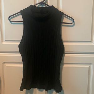 SHEIN- black top (NOT CROPPED)